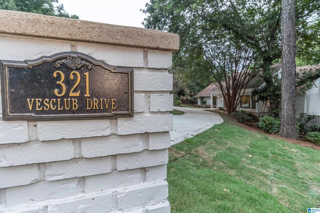 321 VESCLUB DRIVE, Vestavia Hills, AL 35216
