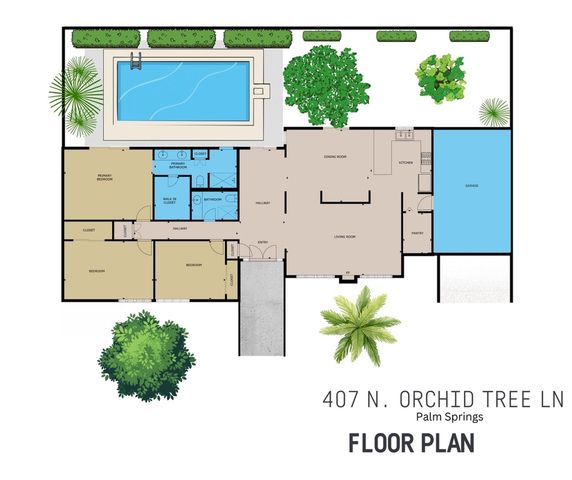 407 N Orchid Tree Lane, Palm Springs, CA 92262