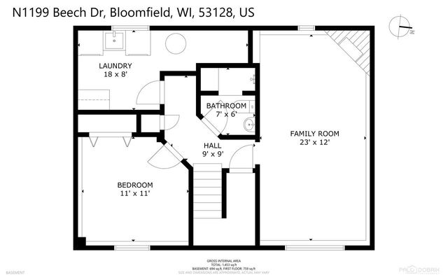 N1199 Beech DRIVE, Genoa City, WI 53128