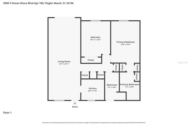 3500 S OCEAN SHORE BOULEVARD 109, Flagler Beach, FL 32136