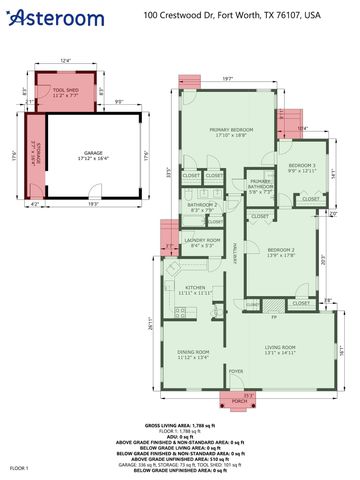 100 Crestwood Drive, Fort Worth, TX 76107