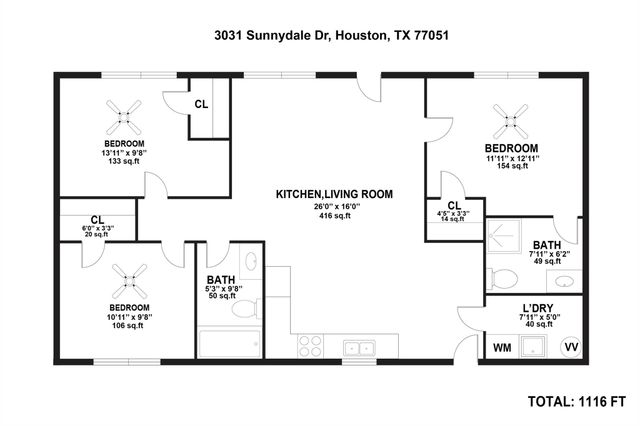 3031 Sunnydale Drive, Houston, TX 77051