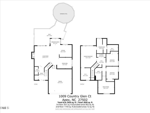 1009 Country Glen Court, Apex, NC 27502