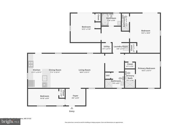 1110 BRADLEY RD, Pasadena, MD 21122