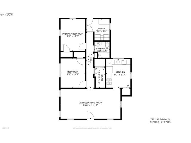 7922 Se SCHILLER St, Portland, OR 97206