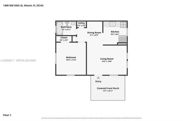 1400 NW 55th St, Miami, FL 33142