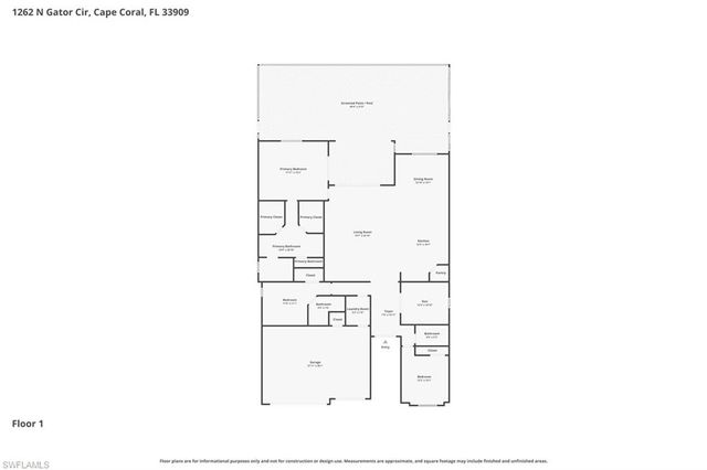 1262 N Gator CIR, Cape Coral, FL 33909