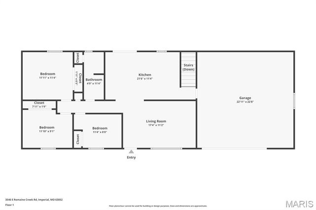 3546 E Romaine Creek Road, Imperial, MO 63052