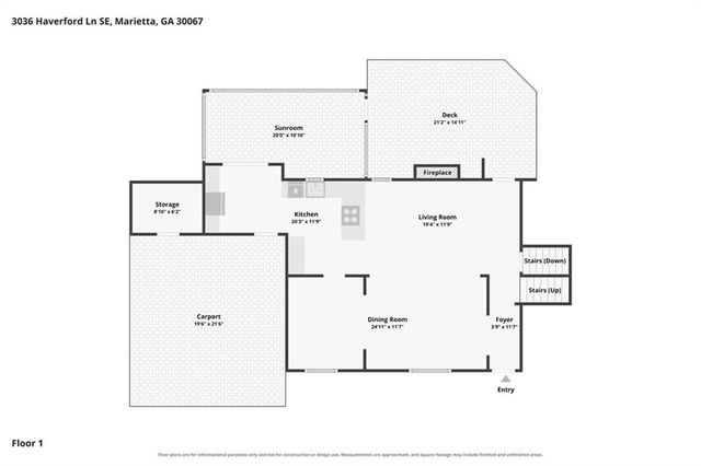 3036 Haverford Lane SE, Marietta, GA 30067