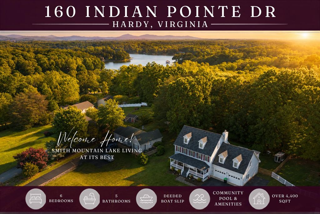 160 Indian Pointe DR, Hardy, VA 24101
