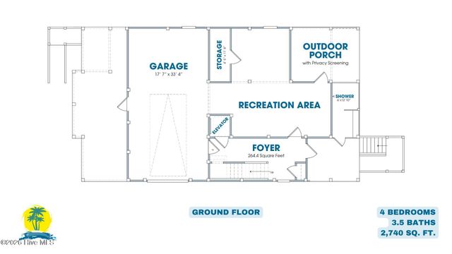 3318 W Dolphin Drive, Oak Island, NC 28465