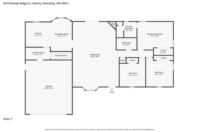 6414 Sharps Ridge Court, Liberty Twp, OH 45011
