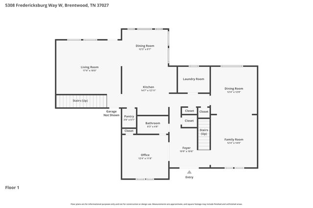 5308 Fredericksburg Way, W, Brentwood, TN 37027