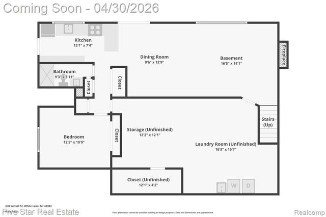 630 Sunset, White Lake, MI 48383
