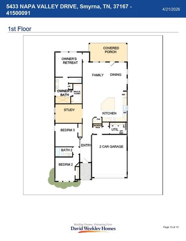 5433 Napa Valley Dr, Smyrna, TN 37167