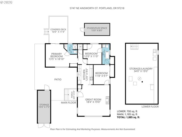 5747 Ne AINSWORTH St, Portland, OR 97218