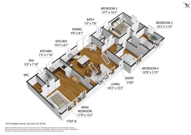 1707 Fruitdale Avenue, San Jose, CA 95128