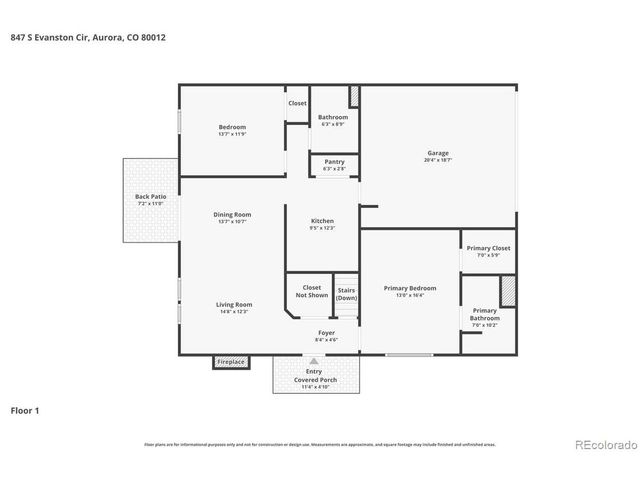 847 S Evanston Cir, Aurora, CO 80012