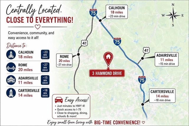 3 Hammond Drive SW, Plainville, GA 30733