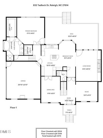 832 Tadlock Drive, Raleigh, NC 27614