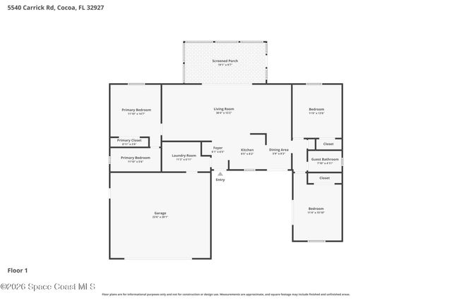 5540 Carrick Road, Cocoa, FL 32927