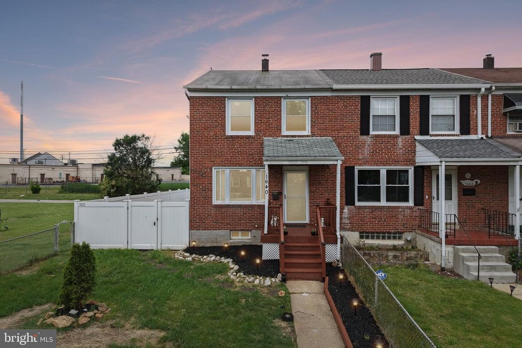 Image 1 of property listing at 1640 POLES RD, Baltimore, MD 21221