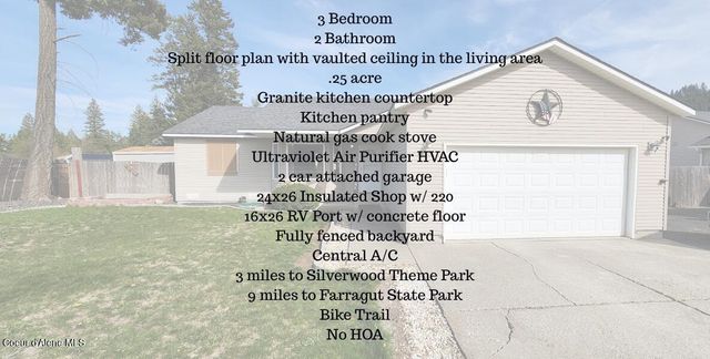 23870 N Ponderosa ST, Athol, ID 83801