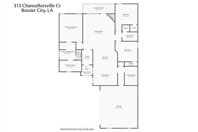 313 Chancellorsville Court, Bossier City, LA 71112