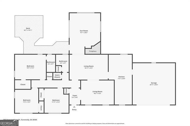 2667 FONTAINEBLEAU Drive, Dunwoody, GA 30360
