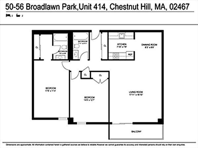 50-56 Broadlawn Park 414, Boston, MA 02467