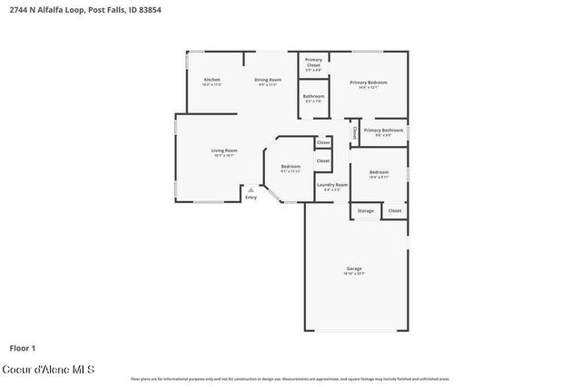 2744 N Alfalfa Loop, Post Falls, ID 83854