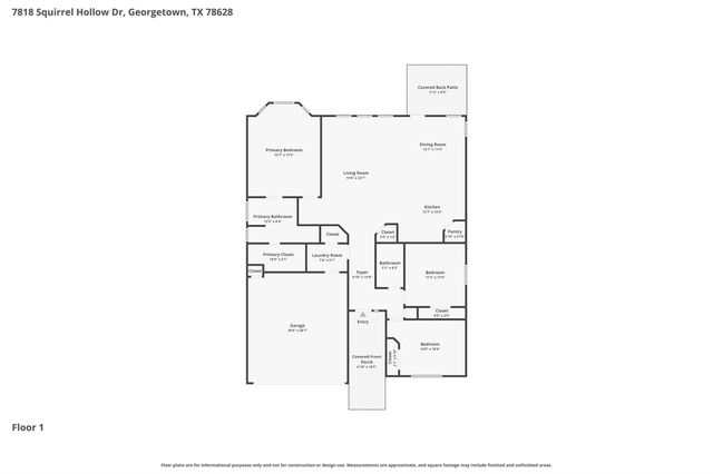 7818 Squirrel Hollow DR, Georgetown, TX 78628