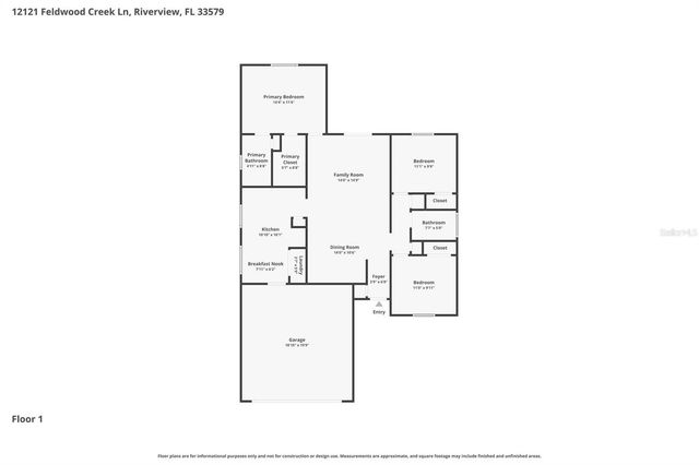 12121 FELDWOOD CREEK LANE, Riverview, FL 33569
