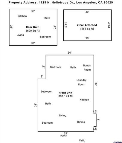1125 N Heliotrope Drive, Los Angeles, CA 90029