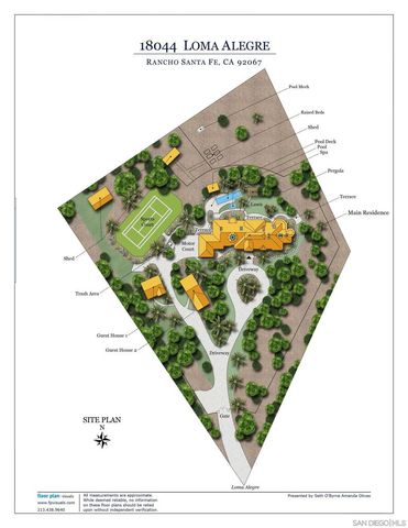 18044 Loma Alegre, Rancho Santa Fe, CA 92067