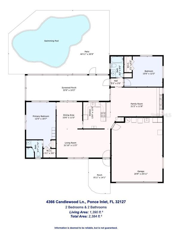 Image 13 of property listing at 4366 CANDLEWOOD LANE, Ponce Inlet, FL 32127