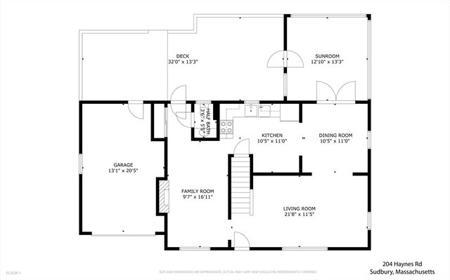 204 Haynes Road, Sudbury, MA 01776
