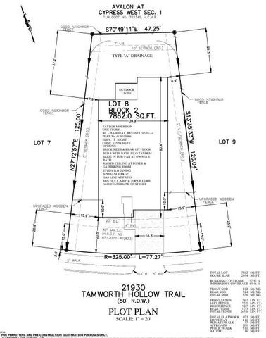 21930 Tamworth Hollow Trail, Cypress, TX 77433