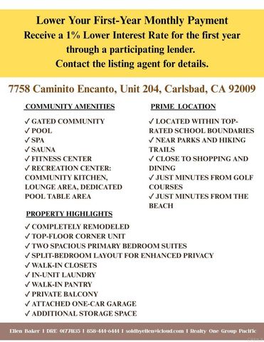 7758 Caminito Encanto 204, Carlsbad, CA 92009