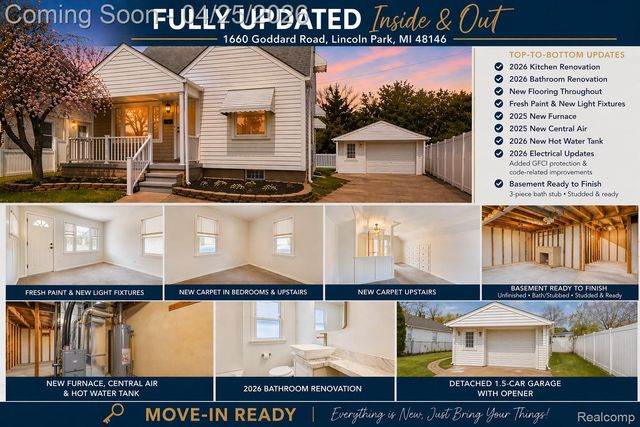 1660 Goddard Road, Lincoln Park, MI 48146