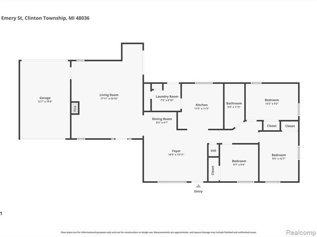 37843 Emery Street, Clinton Township, MI 48036