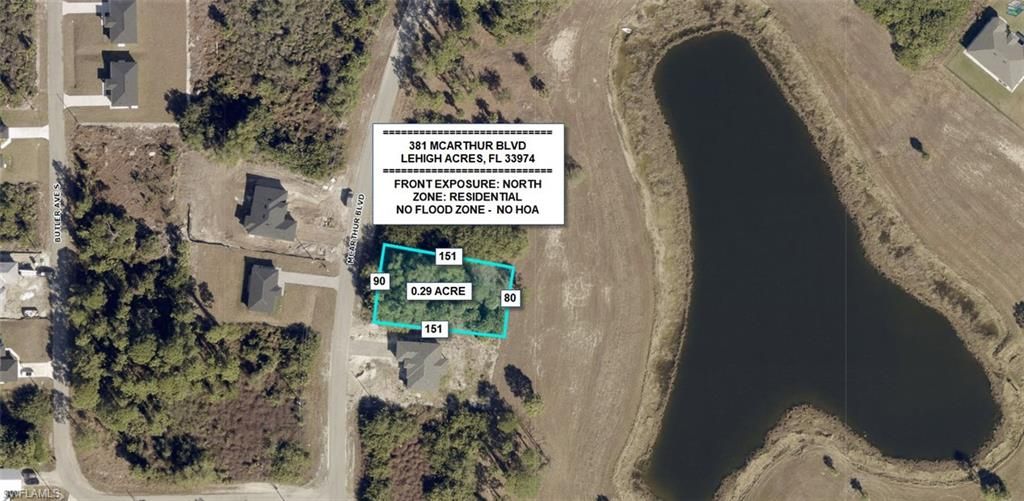 381 McArthur BLVD, LEHIGH ACRES, FL 33974 — exterior