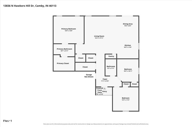 13836 N Hawkers Hill Drive, Camby, IN 46113