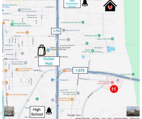 7325 ENCHANTED STAR Drive, El Paso, TX 79911