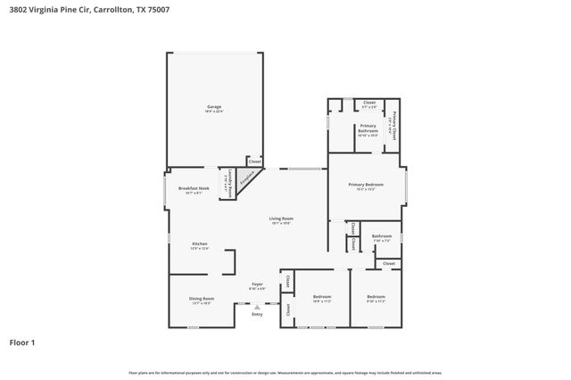 3802 Virginia Pine Circle, Carrollton, TX 75007