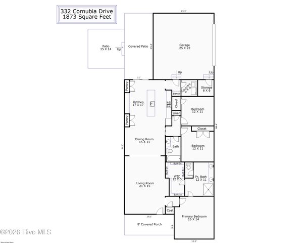 332 Cornubia Drive, Castle Hayne, NC 28429