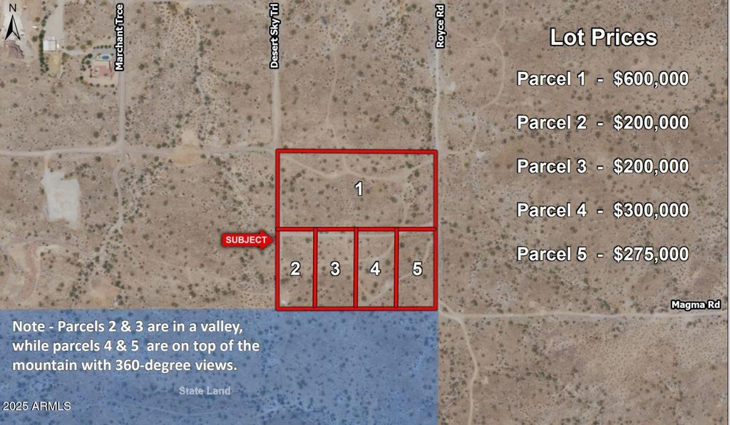 0 N Lot 3 - Royce Road -, Queen Creek, AZ 85142 — photo 3