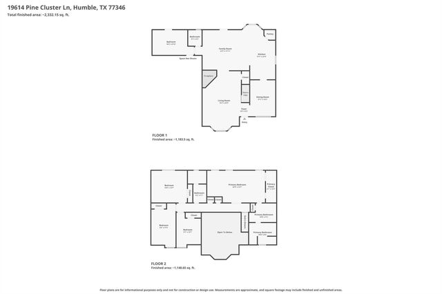 19614 Pine Cluster Lane, Humble, TX 77346