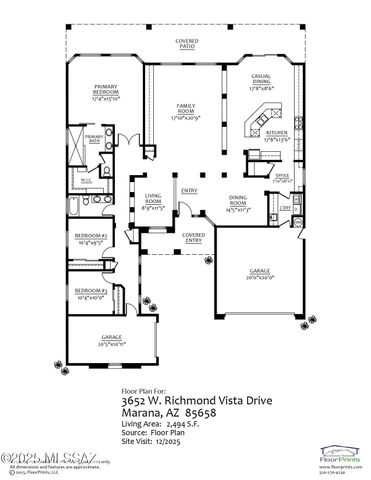 3652 W Richmond Vista Drive, Marana, AZ 85658