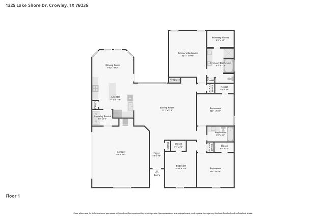 1325 Lake Shore Drive, Crowley, TX 76036